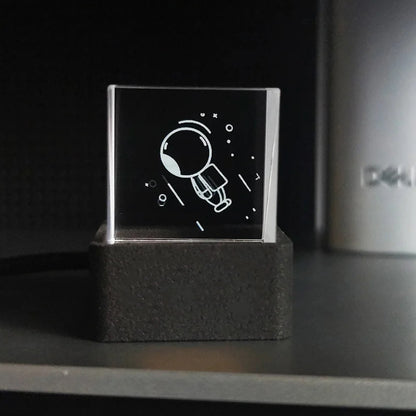 Holographic GIF Cube